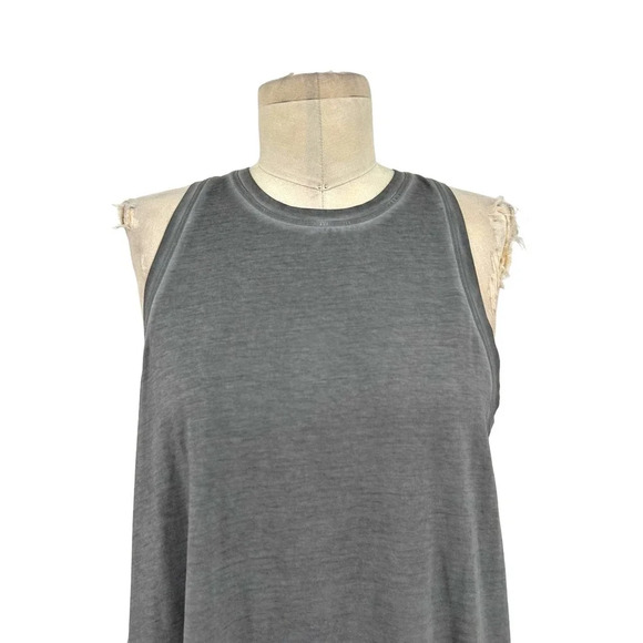 Lululemon All Tied Up Tank *Wash Sublimado Pigment Dye Asphalt Grey Size 6 - Picture 3 of 7